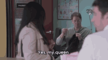 Thank U Peasant GIF - The Mindy Project Yes Queen GIFs