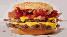 burger king bacon king hamburger burger fast food