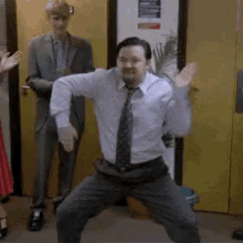 David Brent GIF - The Office Dance Mischievous GIFs