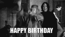 Happy Birthday Dumbledore Dancing GIF - Happy Birthday Dumbledore Dancing Dance GIFs