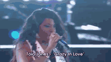 Toia Jones "Crazy In Love" GIF - Toiajones Crazyinlove Thevoice GIFs