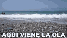 Aqui Viene La Ola Beach Day GIF