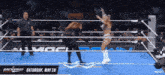 a wrestling match is being held on saturday may 18