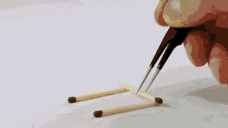 火柴 蓋房子 技術 疊加 GIF - Matches Build Up Stacking Up - Discover & Share GIFs