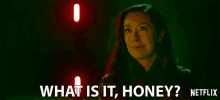 What Is It Honey Molly Parker GIF - What Is It Honey Molly Parker Maureen Robinson GIFs