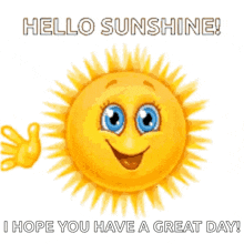 Hello Sunshine GIF - Hello Sunshine Goodmorning GIFs
