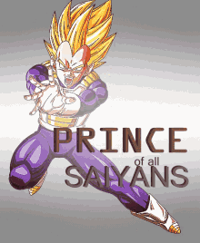 Prince Of All Saiyans GIF - Dragon Ball Z Vegeta Super Saiyan GIFs