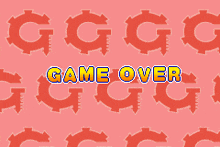 game over lose video game