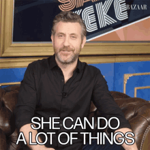 She Can Do A Lot Of Things Rory Albanese GIF - She Can Do A Lot Of Things Rory Albanese Harpers Bazaar GIFs