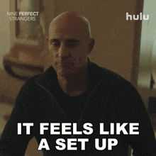 a man says it feels like a set up on a hulu ad