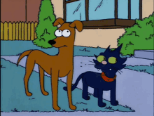 The Simpsons Cat GIF - The Simpsons Cat Dog GIFs