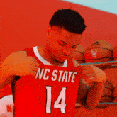 Nc State Casey Morsell GIF - Nc State Casey Morsell Basketball GIFs