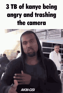 Kanye West Kanye West Angry GIF - Kanye West Kanye West Angry Camera GIFs