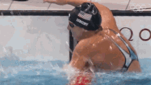 hugging katie ledecky erica sullivan usa swimming team nbc olympics