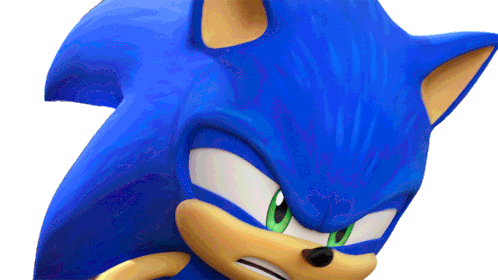Shocked Sonic The Hedgehog Sticker - Shocked Sonic The Hedgehog Sonic Prime Stickers