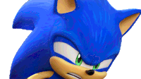 Shocked Sonic The Hedgehog Sticker