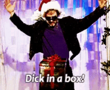 Dick In A Box Christmas GIF - Dick In A Box Christmas Gift GIFs