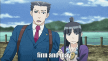 Finn And May Ace Attorney GIF - Finn And May Ace Attorney Maya Fey GIFs