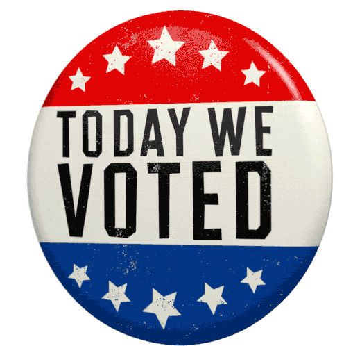 Today We Voted Tomorrow We Dream Sticker - Today We Voted Tomorrow We Dream Voting Day Stickers