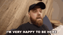 Im Very Happy To Be Here Teddy Safarian GIF