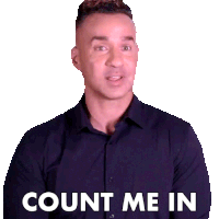 Count Me In The Situation Sticker - Count Me In The Situation Mike Sorrentino Stickers
