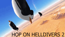 Helldivers 2 Hop On GIF - Helldivers 2 Hop On Penguins GIFs