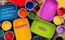 happy holi gifkaro festival holi wishing you a colorful life