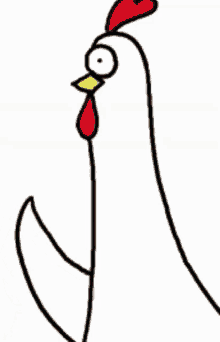 a drawing of a chicken with the word bro written on it