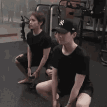 Bts Exercise GIF - Bts Exercise Lift Up Weights GIFs