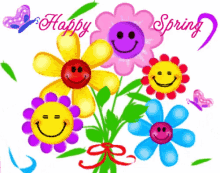 Flowers Happy Spring GIF - Flowers Happy Spring Sunflower GIFs