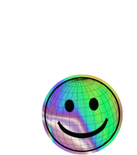 Bouncing Zedd Griff Sticker - Bouncing Zedd Griff Happy Face Stickers