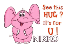 hug see this hug its for you elephant a hug for you