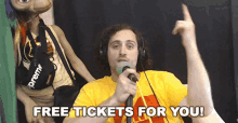 Free Tickets For You No Charge GIF - Free Tickets For You No Charge Blake Webber GIFs