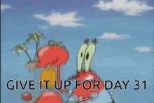Spongebob Meme Give It Up For Day 31 GIF - Spongebob Meme Give It Up For Day 31 GIFs
