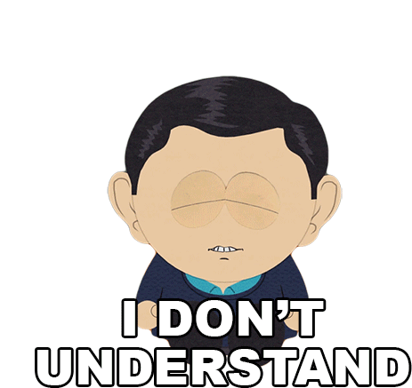 I Dont Understand Casey Miller Sticker - I Dont Understand Casey Miller South Park Stickers
