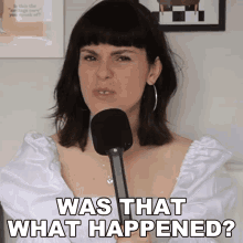 Was That What Happened Tara Mooknee GIF - Was That What Happened Tara Mooknee Did That Really Happen GIFs