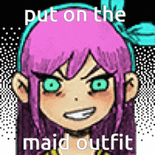 Omori Put On The Maid Outfit GIF