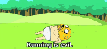 Out Of Shape GIF - Running Is Evil Adventure T Ime Jake GIFs