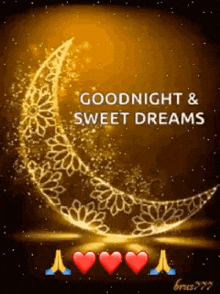 good night moon crescent moon star flower