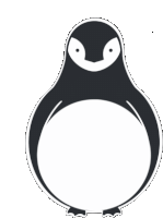 Penguin Vector Sticker - Penguin Vector Be Stickers