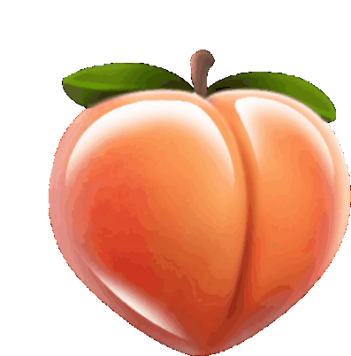 Noahmnj Peach Sticker - Noahmnj Peach Butt Stickers