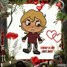a picture of a boy with a heart that says i love you