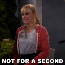 Not For A Second Christy GIF - Not For A Second Christy Anna Faris GIFs