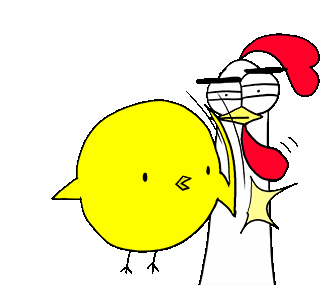 Chicken Bro Wake Up Sticker - Chicken Bro Wake Up Annoyed Stickers