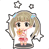 Chika Yokoyama Idolmaster Sticker - Chika Yokoyama Idolmaster Cinderella Girls Stickers