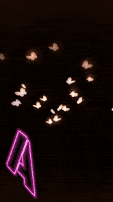 a woman 's face is surrounded by butterflies and the word heaven is written in neon