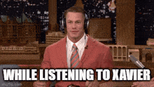While Listening To Xavier GIF - While Listening To Xavier Xavier GIFs