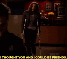Station 19 Brooke GIF - Station 19 Brooke I Thought You And I Could Be Friends GIFs