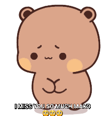 I Miss You Mako Sticker - I Miss You Mako Stickers