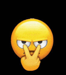 a yellow smiley face with a black background and the words " gozum ustinde " on it